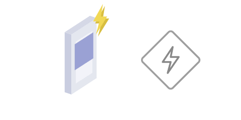 Speed and mobile icon