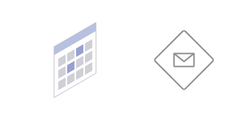 Email campaign calendar icon