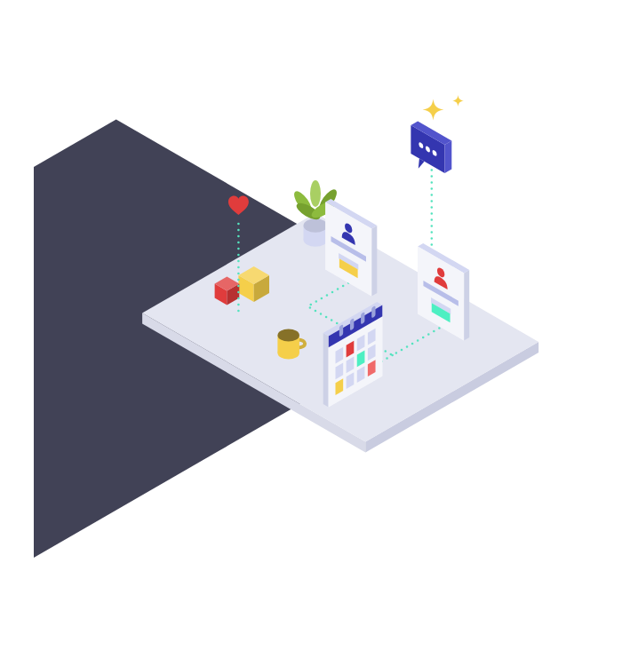 Agency team and client on a video call with a shared project board