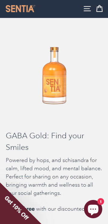 Shopify Agency Portfolio Holos Kombucha Mobile 1