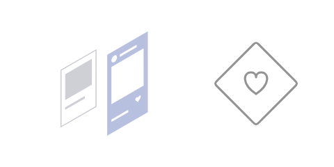 Organic social content icon
