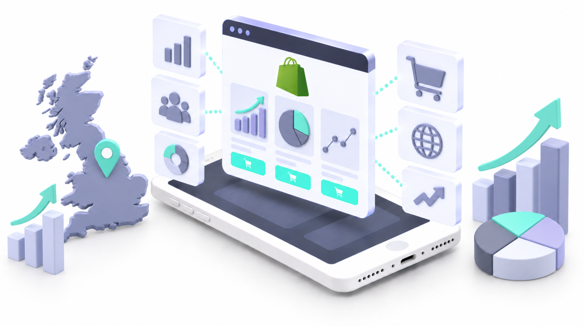 Shopify Statistics UK: Store Numbers, Market Share and Growth